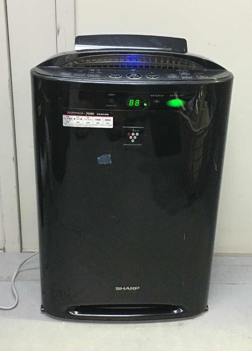 A3101 未使用フィルターあり SHARP シャープ 加湿空気清浄機 KC-500Y5-B 2012年 プラズマクラスター拍卖