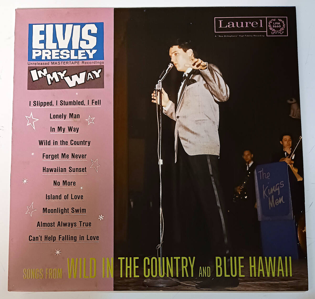 【コレクターズLP】ELVIS PRESLEY - In My Way (Songs From Wild In The Country And Blue Hawaii)【Laurel / LPM 8660 / ST 8612】拍卖