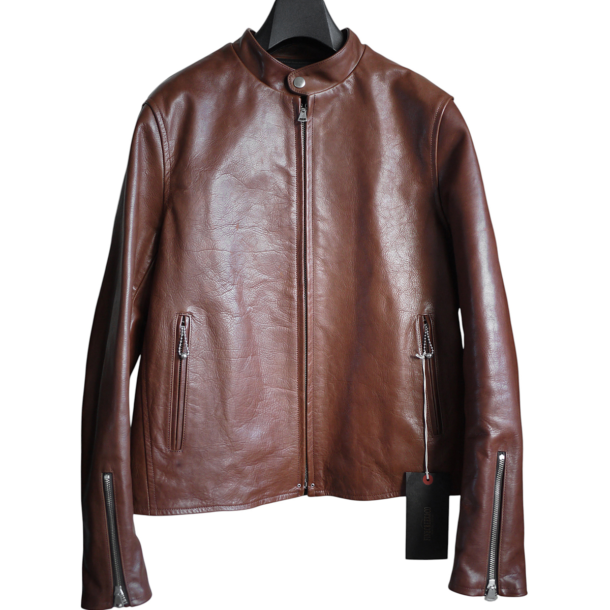 正規品 新品購入 2023AW FINE CREEK &CO ホースレザー ライダースブルゾン ジャケットコート ファインクリークレザーズ拍卖