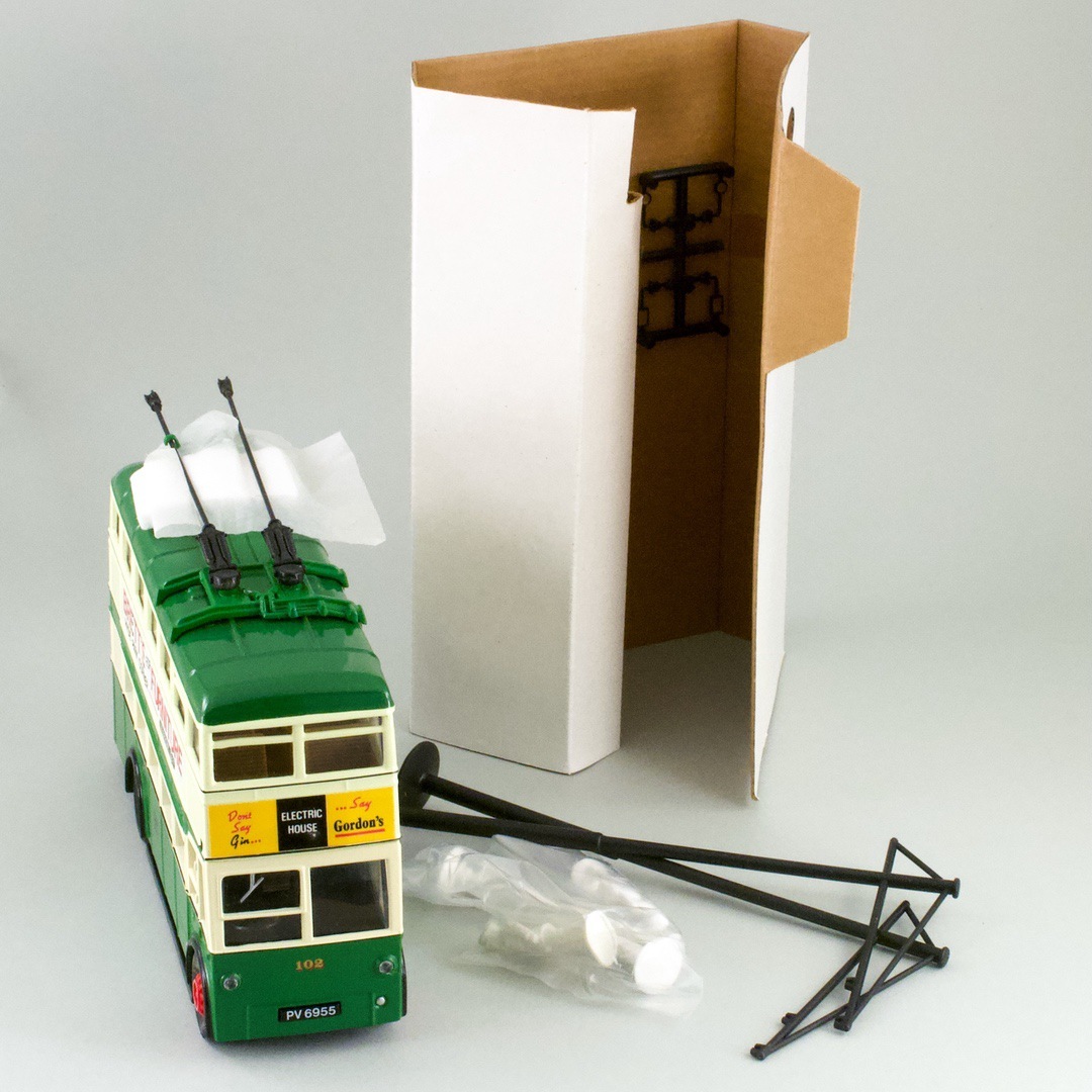 コーギー(Corgi)トローリーバス PUBLIC TRANSPORT KARRIER W TROLLEYBUS 1/50拍卖