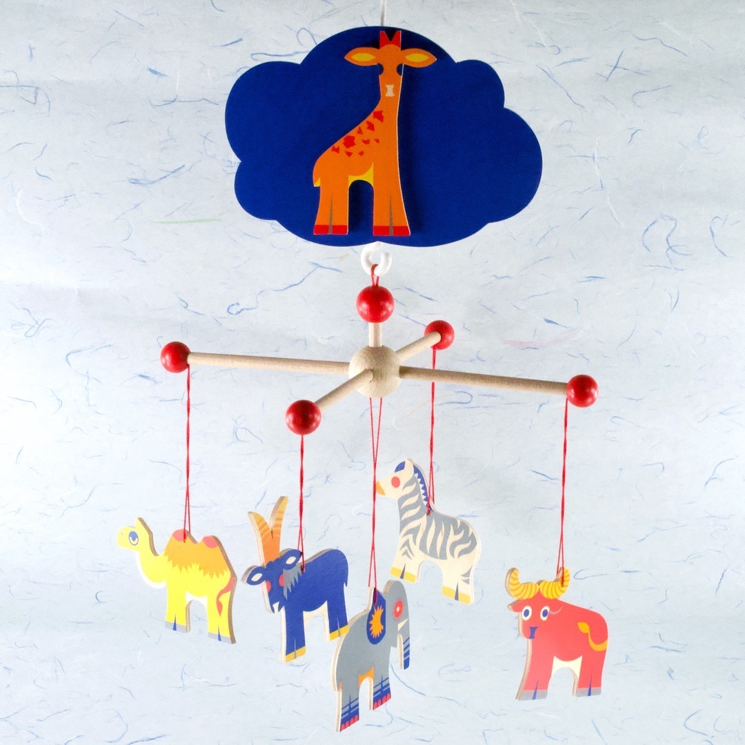 ドイツ ヘラー(Jan Heller) Musik-Mobile 寝かしつけ オルゴール 木製拍卖