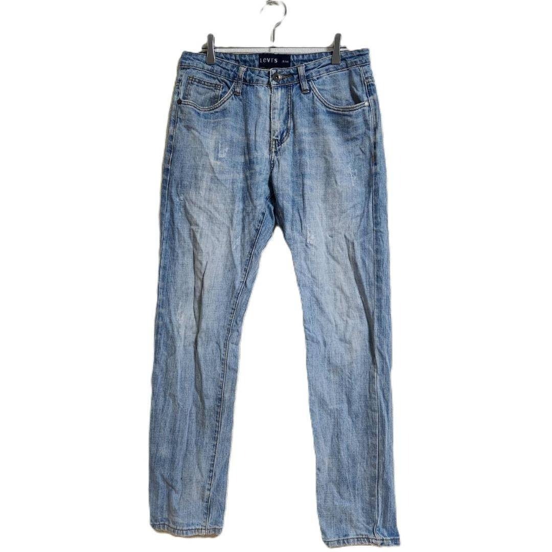 s90 Levi’s ジーンズ M ブルー ダメージ加工 USA製 カジュアル拍卖