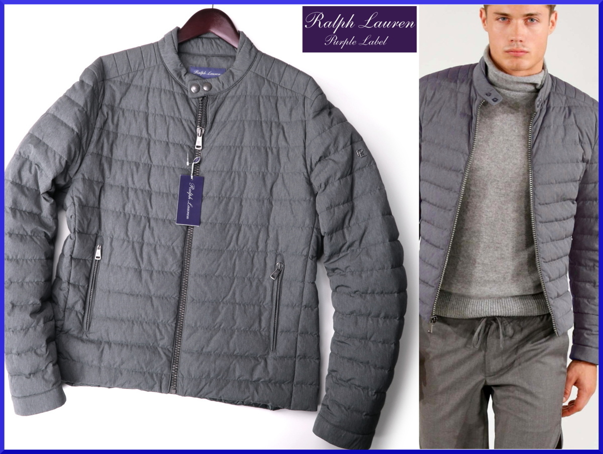 21万新品本物ラルフローレン最上級!!パープルレーベル【機能性とファション性を兼備】ナイロンライトダウンジャケット/メンズUS:XL=XL,2XL拍卖