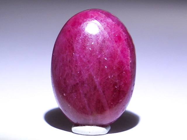 ★天然ルビー★17.2ct/19.5mm★オーバルシェイプ★天然石宝石コランダム★非加熱天然色カボションルース裸石★kamesan拍卖