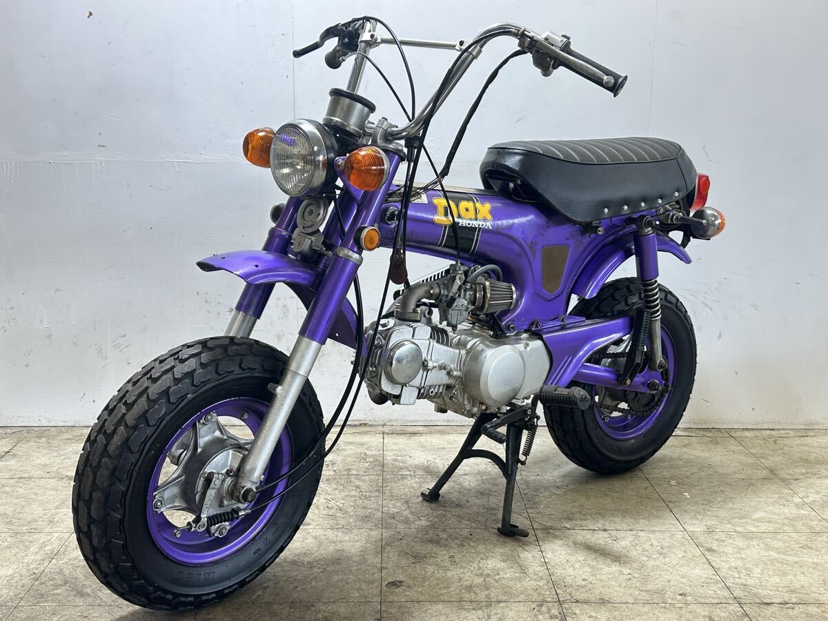ダックス70 ホンダ ST70 実働 書付き 中華エンジン 125cc 紫 水戸 茨城 関東拍卖