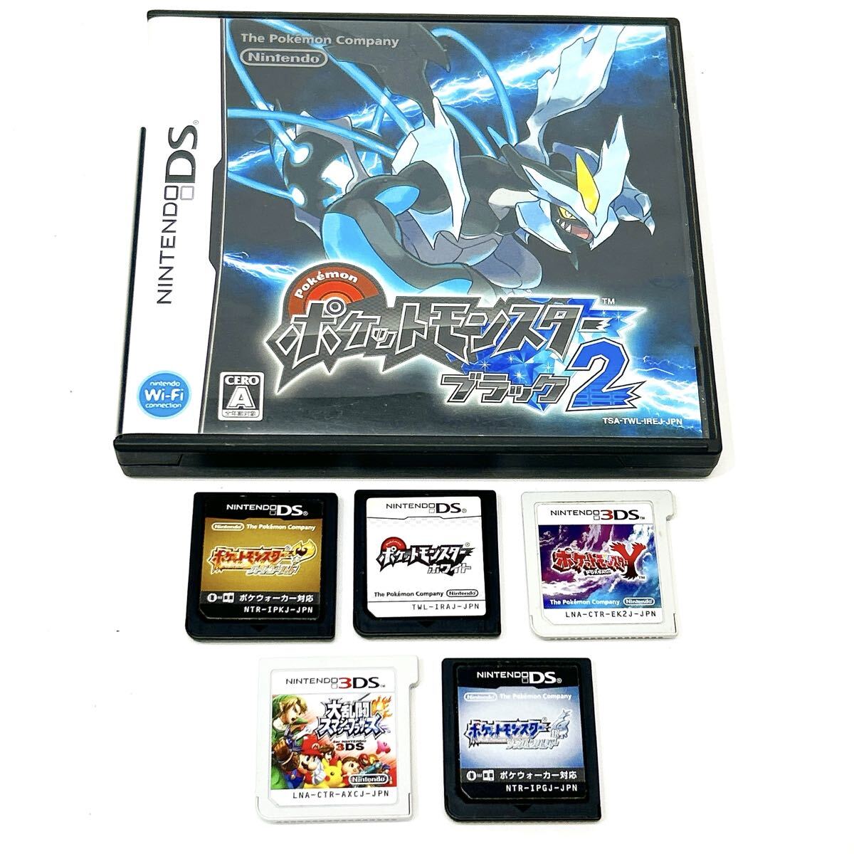 任天堂 ニンテンドー DS 3DS カセット 6点セット ポケモン ブラック シルバー ゴールド 他 ゲーム arc依頼星1010拍卖