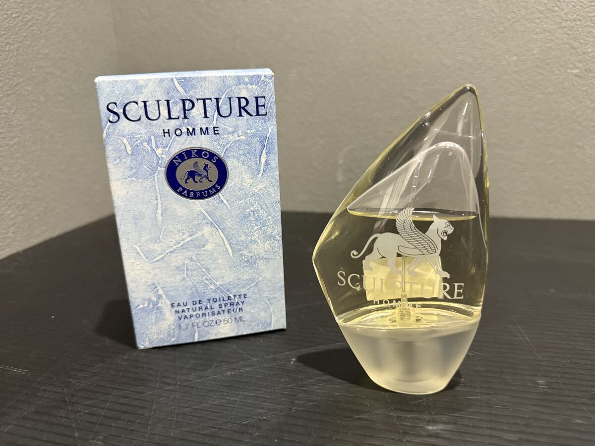 D(1016y8) SCULPTURE HOMME スカルプチャー オム NIKOS ニコス 香水 オードトワレ メンズ フレグランス拍卖