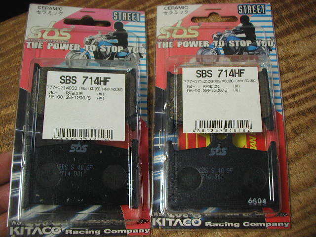 53866★GSF1200(GV75A)★未使用・フロントブレーキパッド(714HF)拍卖