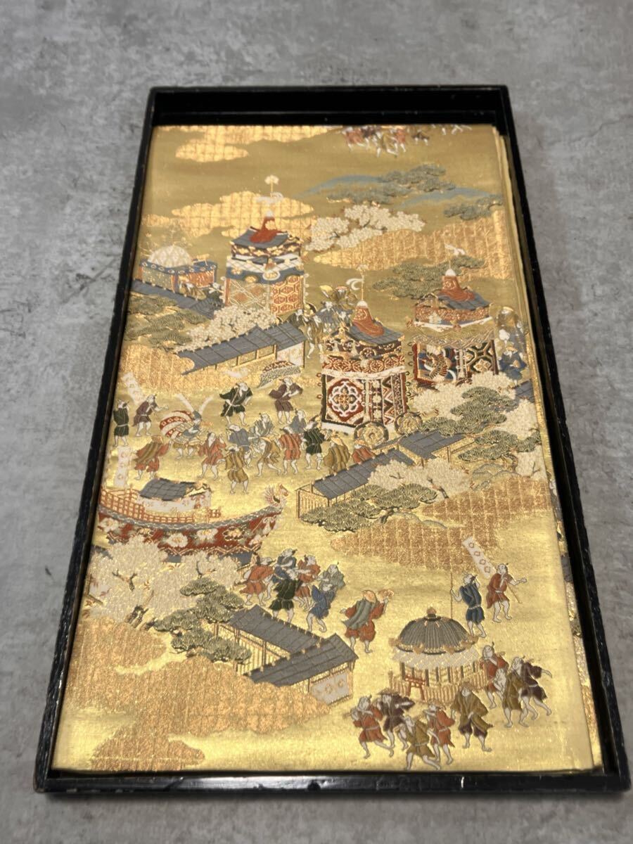 袋帯 正絹 金糸金箔 帯 スーパー鈴ガード 和装 ゴールド拍卖