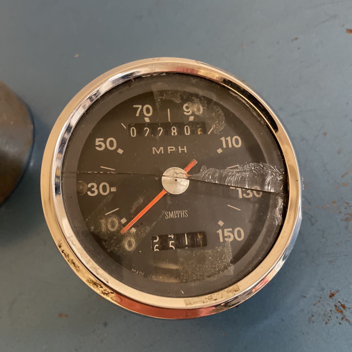 Smiths スミス スピードメーター ブラックフェイス triumph BSA 拍卖