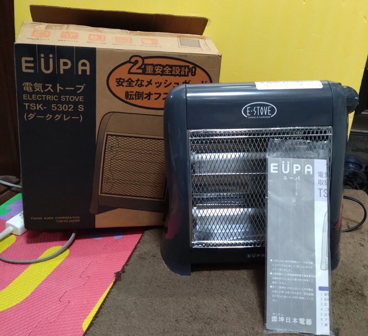 01年製 EUPA  電気ストーブ TSK−5302拍卖