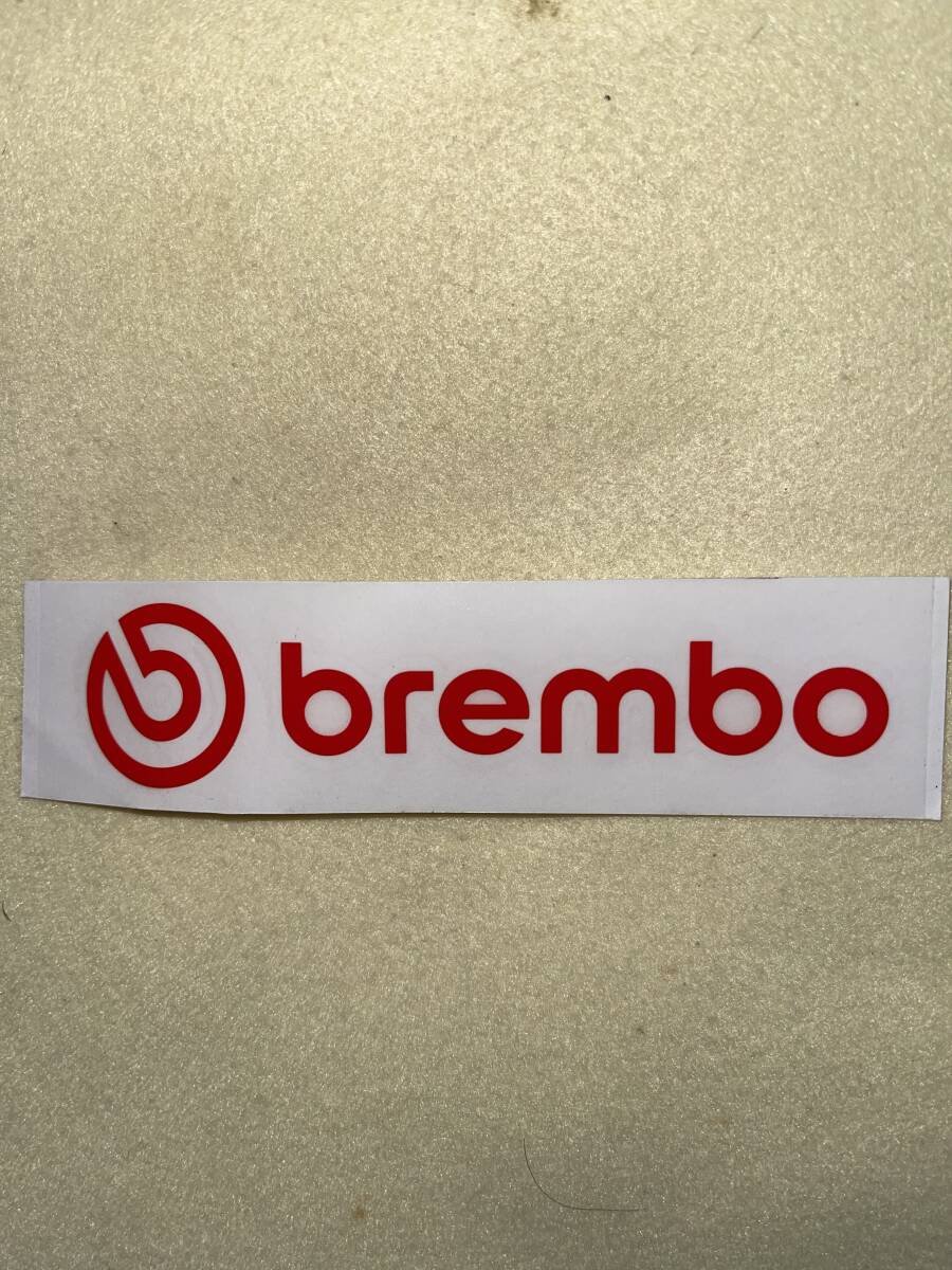 brembo ブレンボ ステッカー 未使用 13cm×3cm ドレスアップ カスタム デカール拍卖
