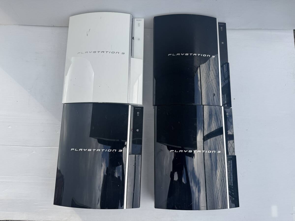 1円スタート 4台セット プレステ3 PS3本体 PlayStation3 CECHH00 2台 CECHL00 2台拍卖