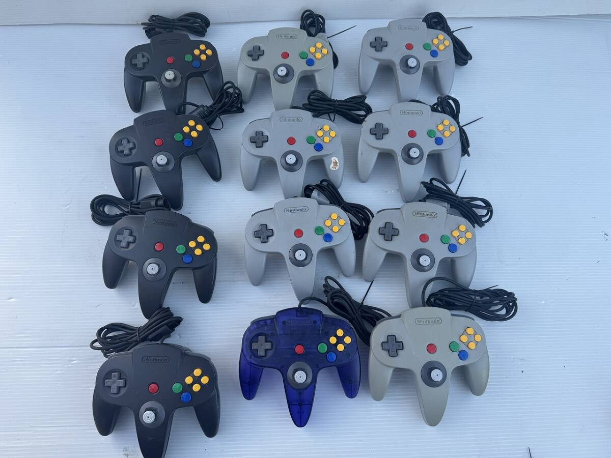 未検品 ニンテンドー64 コントローラー N64 任天堂 NINTENDO64 12個セット拍卖