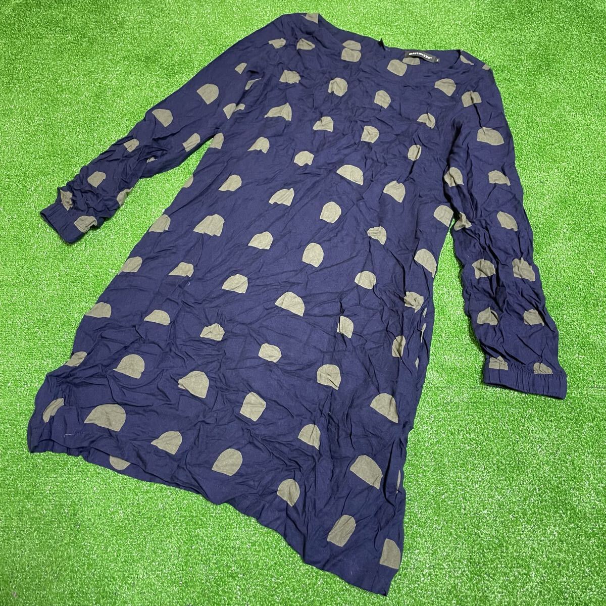 marimekko マリメッコ ワンピース ネイビー 秋服 秋冬 アパレル3拍卖