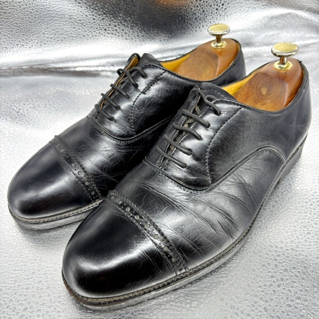 ★バーバリー ロンドン BURBERRY★レザーシューズ/25.0cm/カジュアルシューズ/ビジネスシューズ/革靴/黒拍卖