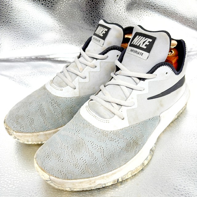 ★ナイキ NIKE★スニーカー/27.5cm/カジュアルシューズ/ショートブーツ/スポーツシューズ/グレー拍卖