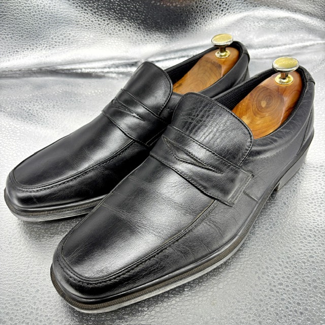 ★ムーンスター★ローファー/25.5EEEE/カジュアルシューズ/ショートブーツ/ビジネスシューズ/革靴/黒拍卖