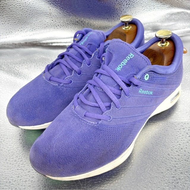 ★リーボック Reebok★スニーカー/24.5cm/カジュアルシューズ/ショートブーツ/スポーツシューズ/パープル拍卖