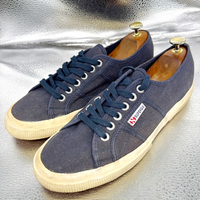 ★SUPERGA スペルガ★スニーカー/42 26.0/カジュアルシューズ/スポーツシューズ/ショートブーツ/濃紺拍卖
