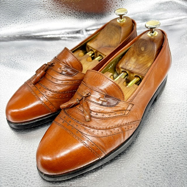 ★LANCEL ランセル★レザーシューズ/25.5cm/カジュアルシューズ/スポーツシューズ/ビジネスシューズ/革靴/茶拍卖