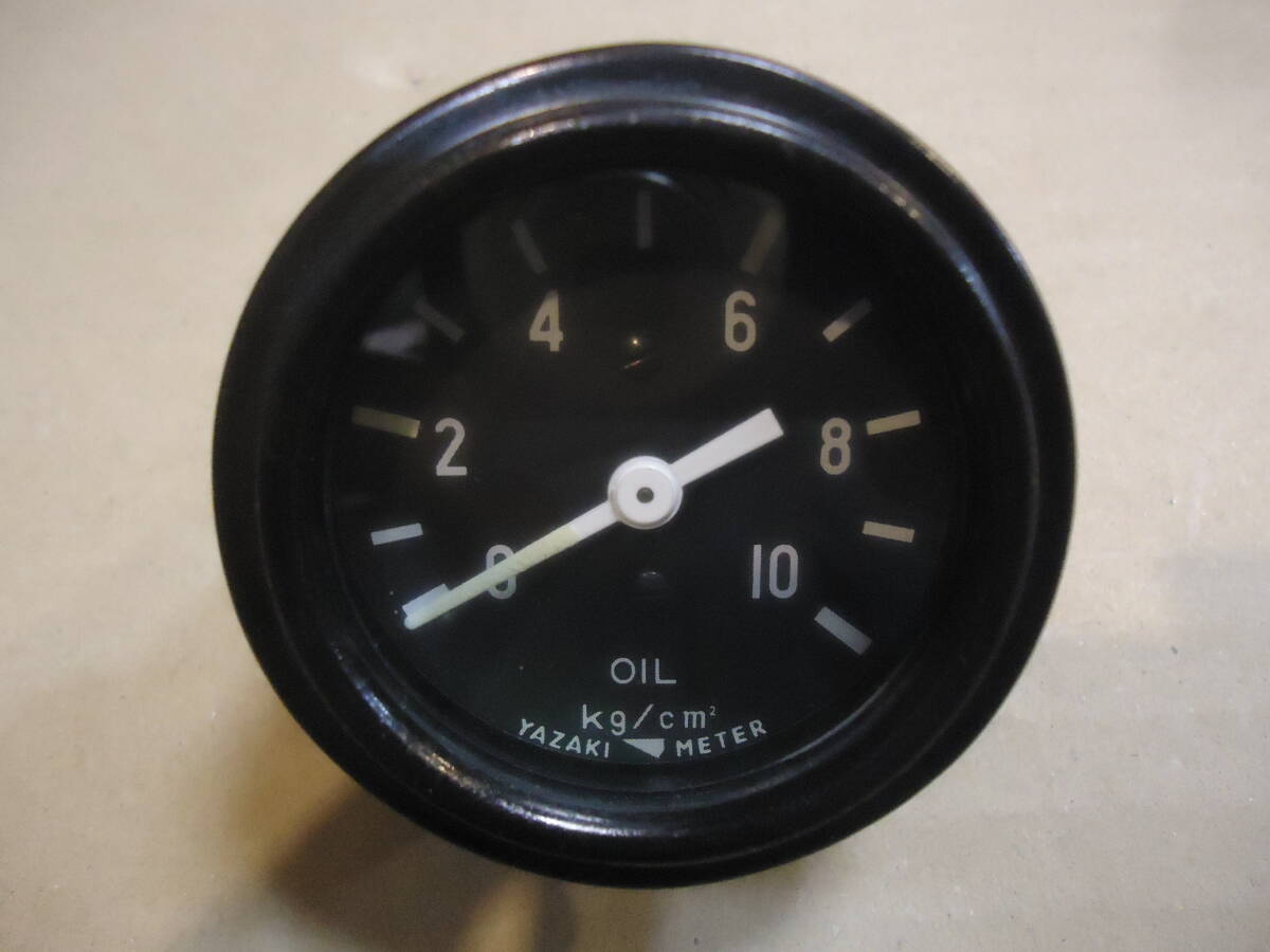 三菱ジープ J54 J53 J55 油圧計 メーター 中古品 年式不明.【 J3R 装着可】拍卖