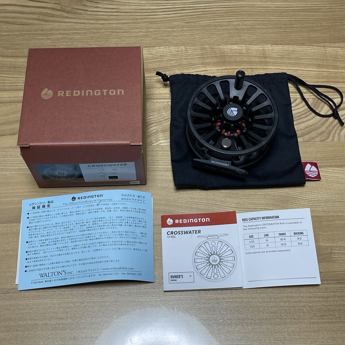 redinton CrossWater #7/8/9 フライリール拍卖