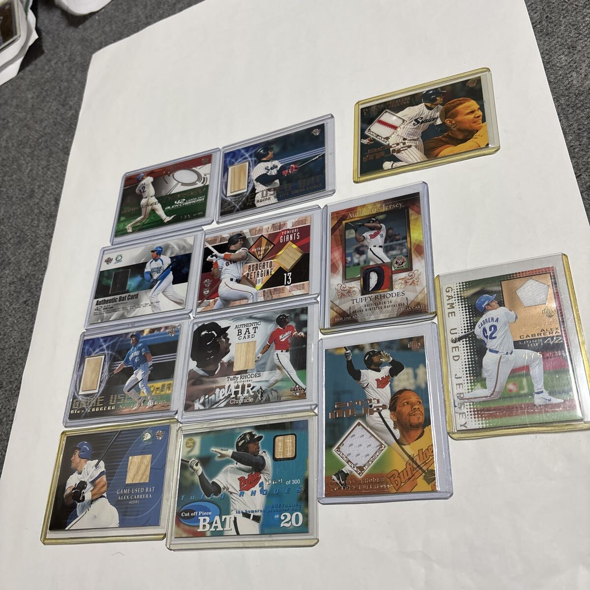 カブレラ、ローズ、ペタジーニ セット拍卖