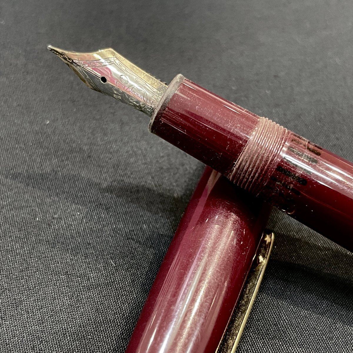 【5YI香10002F】★1円スタート★Mont Blanc★モンブラン★MEISTER STUCK★マイスターシュテュック★№146★14K★万年筆★現状品★拍卖