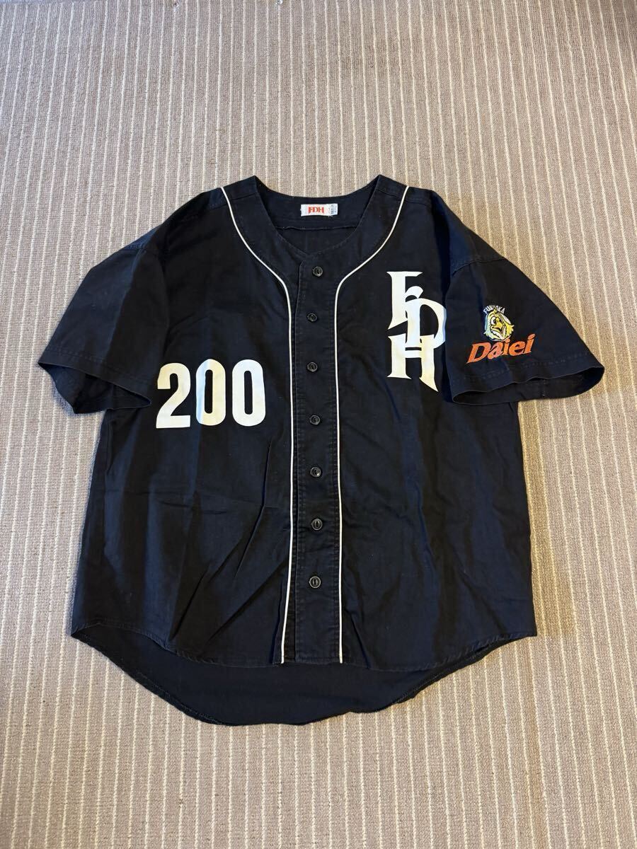 福岡ダイエーホークス 200番ユニフォーム (M〜Lサイズ) 美品 ソフトバンク拍卖