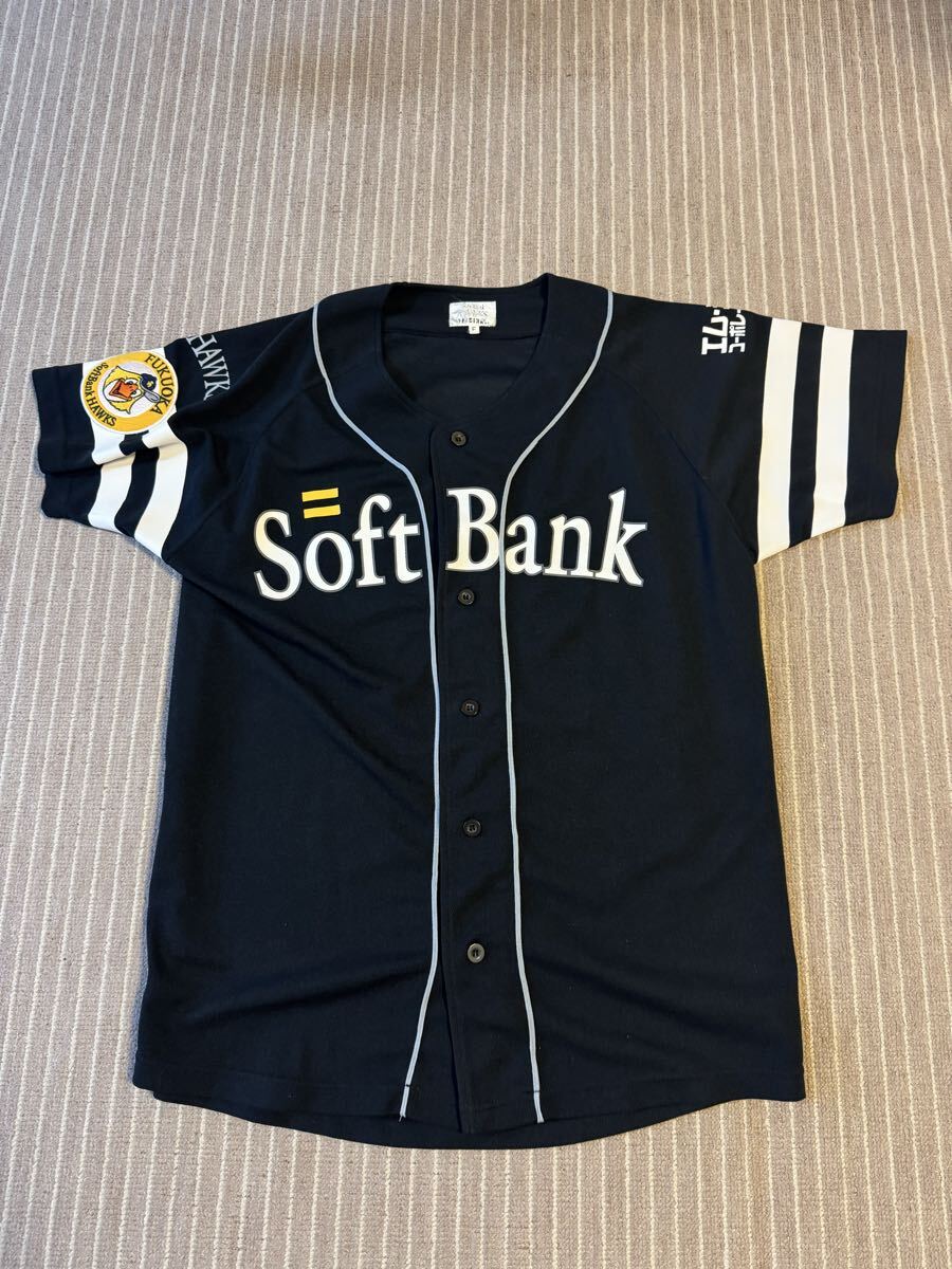 ソフトバンクホークス ビジター用ユニフォーム Fサイズ(L〜Oサイズ程度)拍卖
