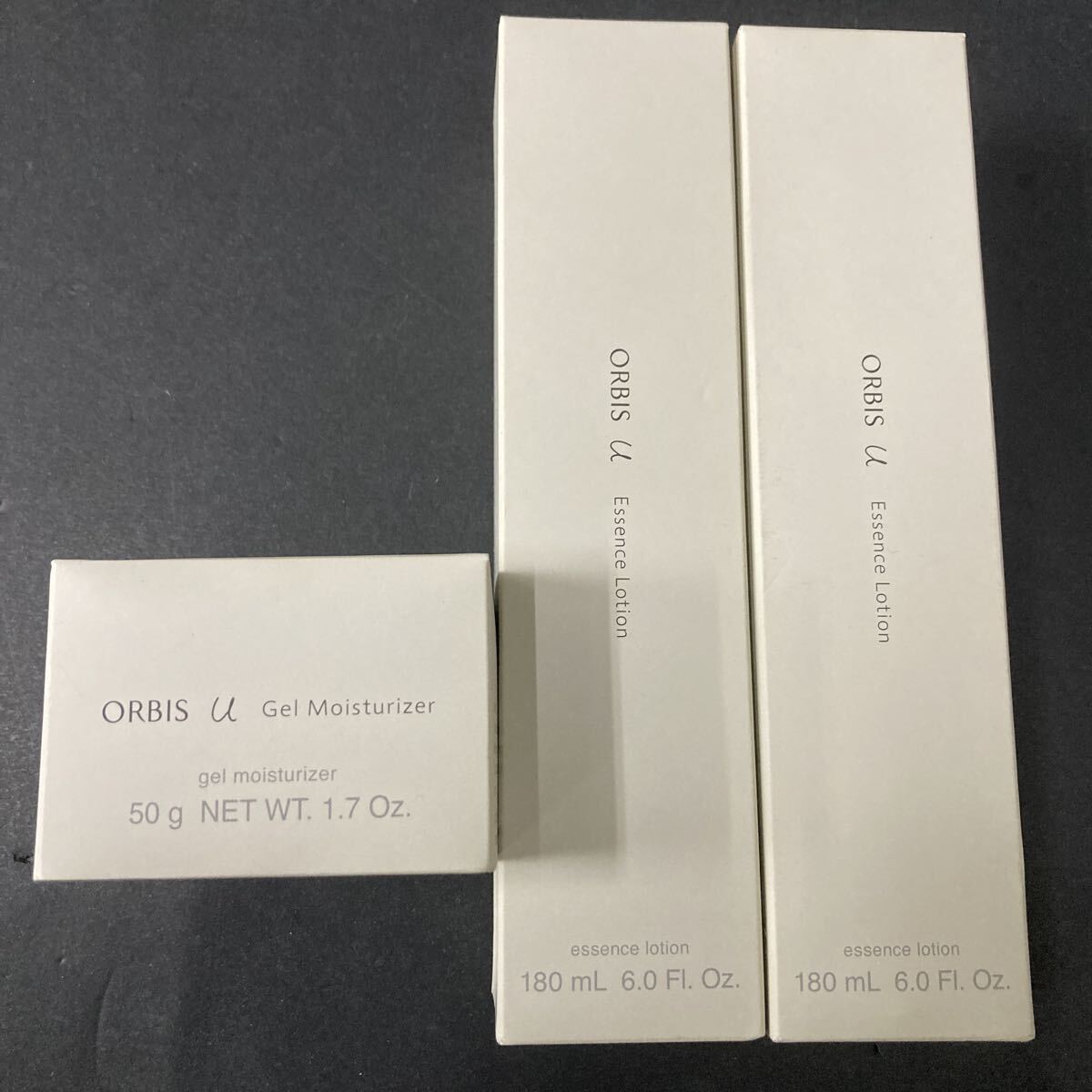 送料無料匿名配送即決 オルビスユー エッセンスローション 180ml×2本 ジェルモイスチャライザー50g拍卖