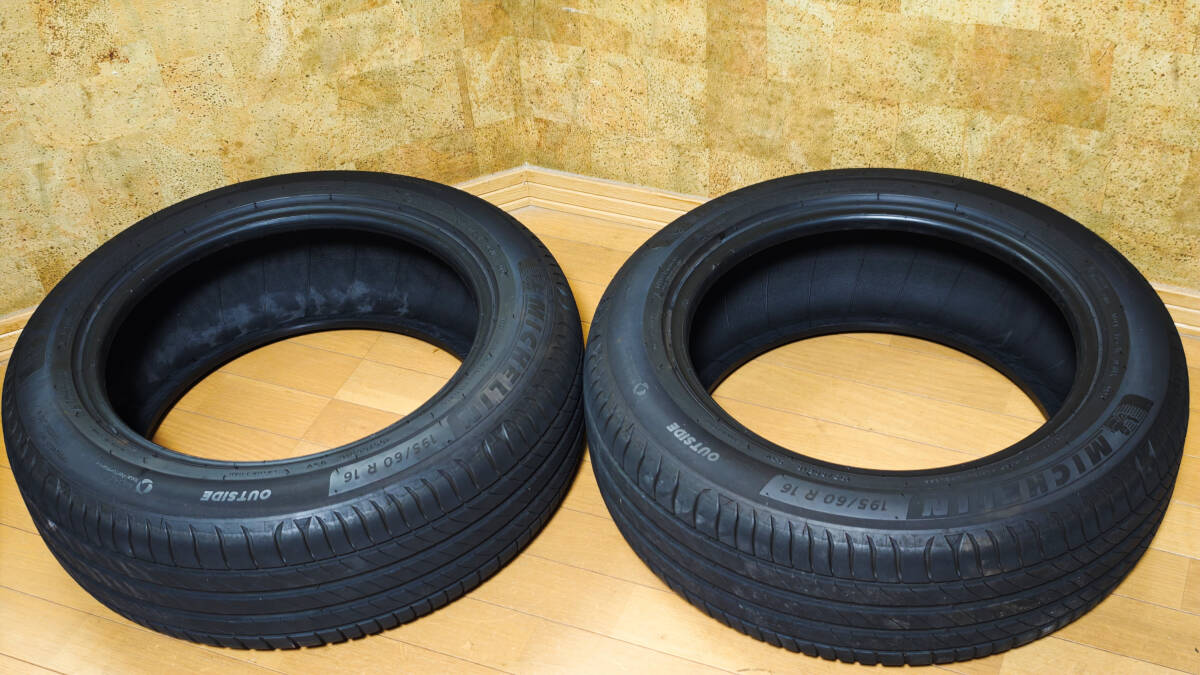 バリ山!ミシュラン PRIMACY4プラス 195/60R16 シトロエン プジョー セレナ ウィッシュ ラフェスタ イスト シルフィ 205/50のインチダウン拍卖