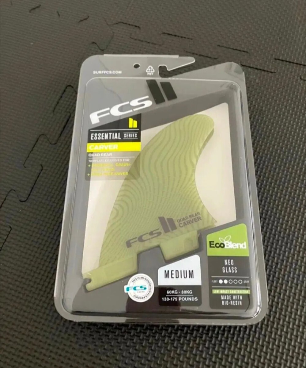 M FCS2 CARVER NEO カーバー ネオグラス クアッド リア フィン バックフィン クワッド拍卖