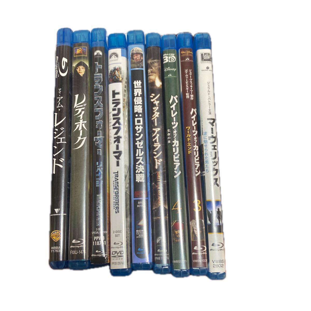 Blu-ray 洋画 ブルーレイ 映画 トランスフォーマー パイレーツオブカリビアン など9本セット 送料無料拍卖