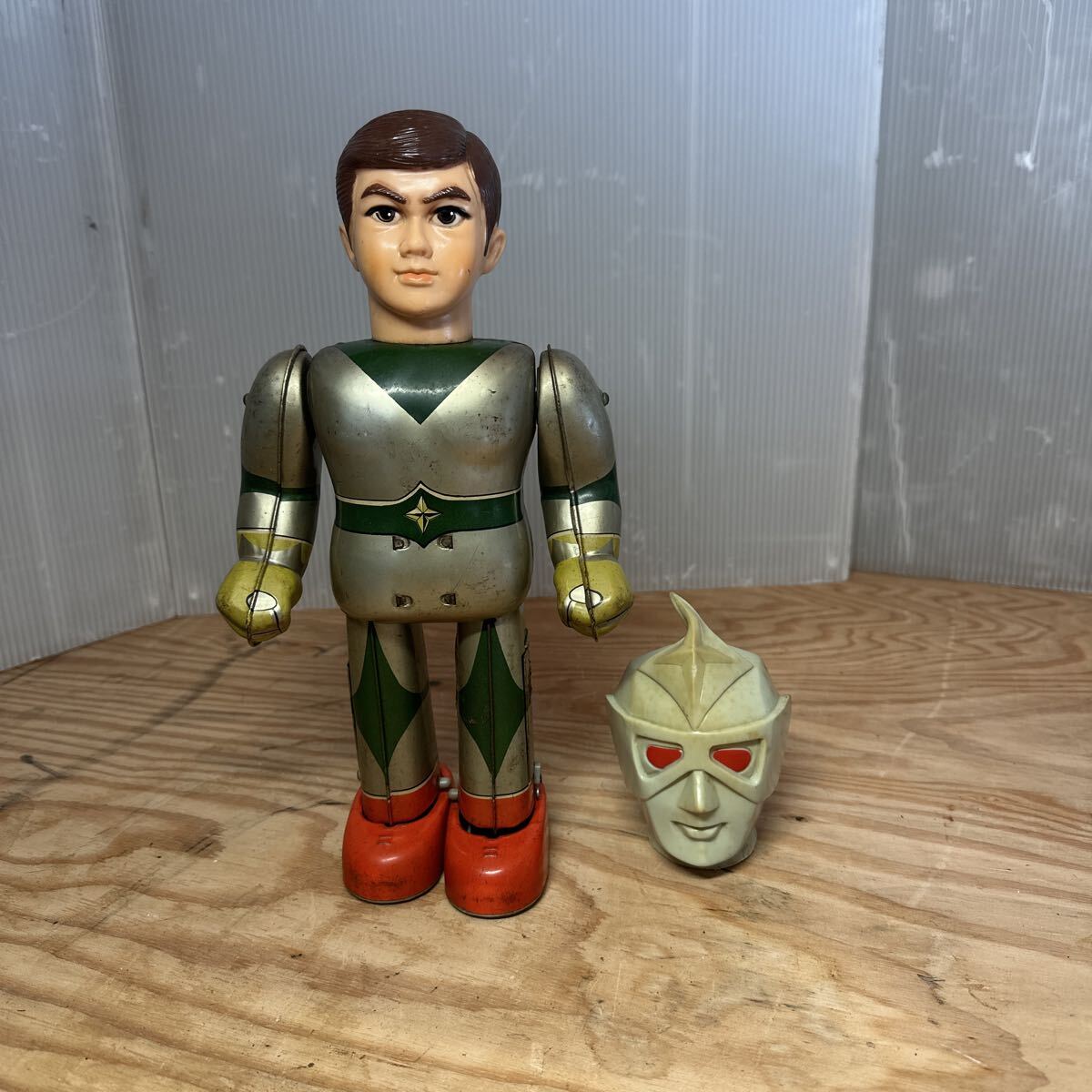 当時物  ブリキ  BULL MARK ブルマァク  ミラーマン  円谷プロ フィギュア 昭和レトロ拍卖