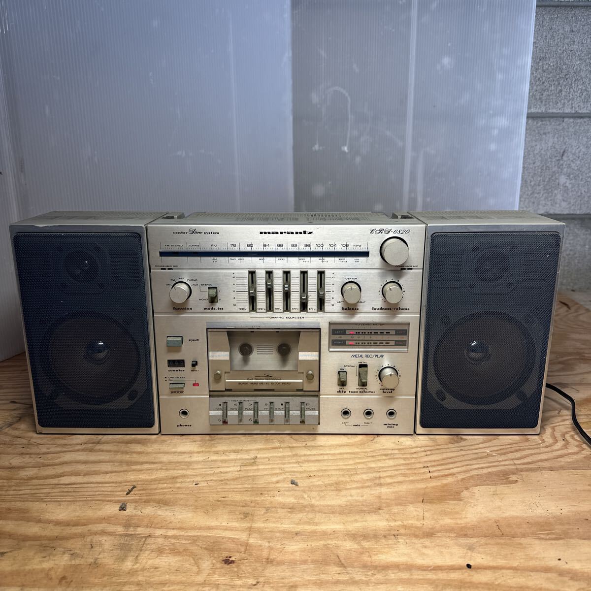 当時物 marantz マランツ ラジカセ カセットデッキ拍卖