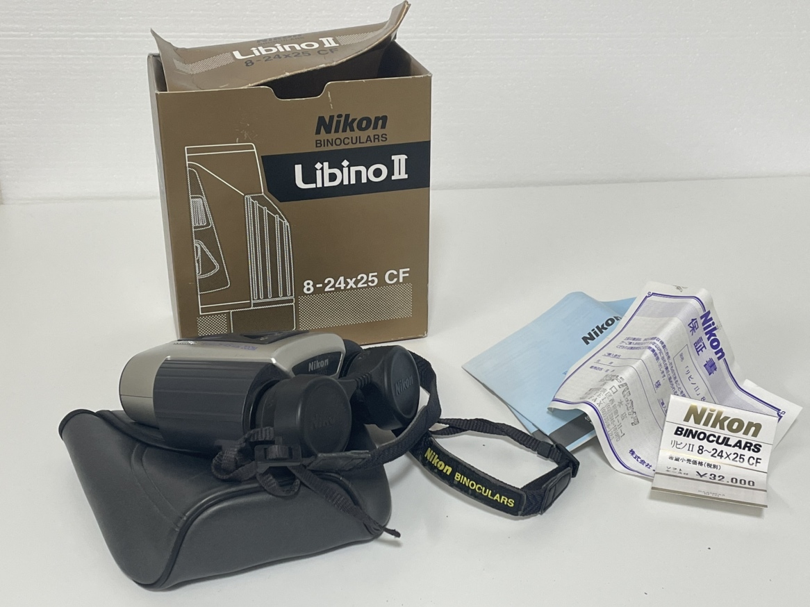 ニコン双眼鏡リビノII 8-24X25 ケース箱拍卖