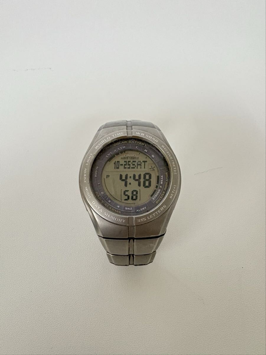 カシオ CASIO ウェーブセプター WV-100J 稼働品拍卖