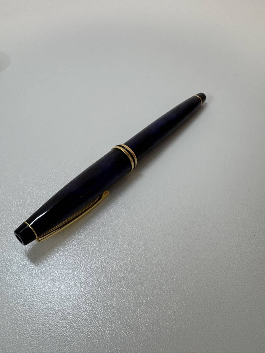 CROSS クロス F 万年筆 マーブル 紫×黒 拍卖