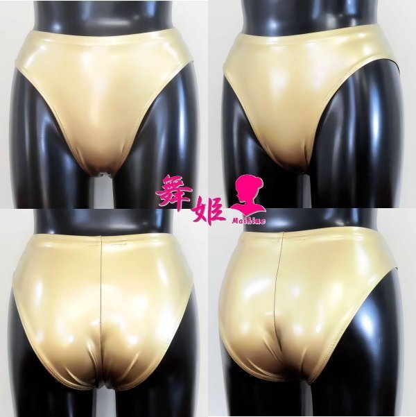 (412X4L-G53)ハイレグアスリートパンツ(グロスゴールド)拍卖