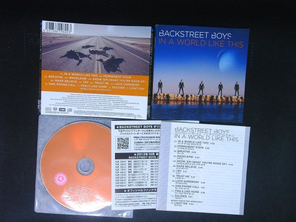 イン・ア・ワールド・ライク・ディス - バックストリート・ボーイズ CD バックストリート・ボーイズ  即決 送料200円 1023拍卖