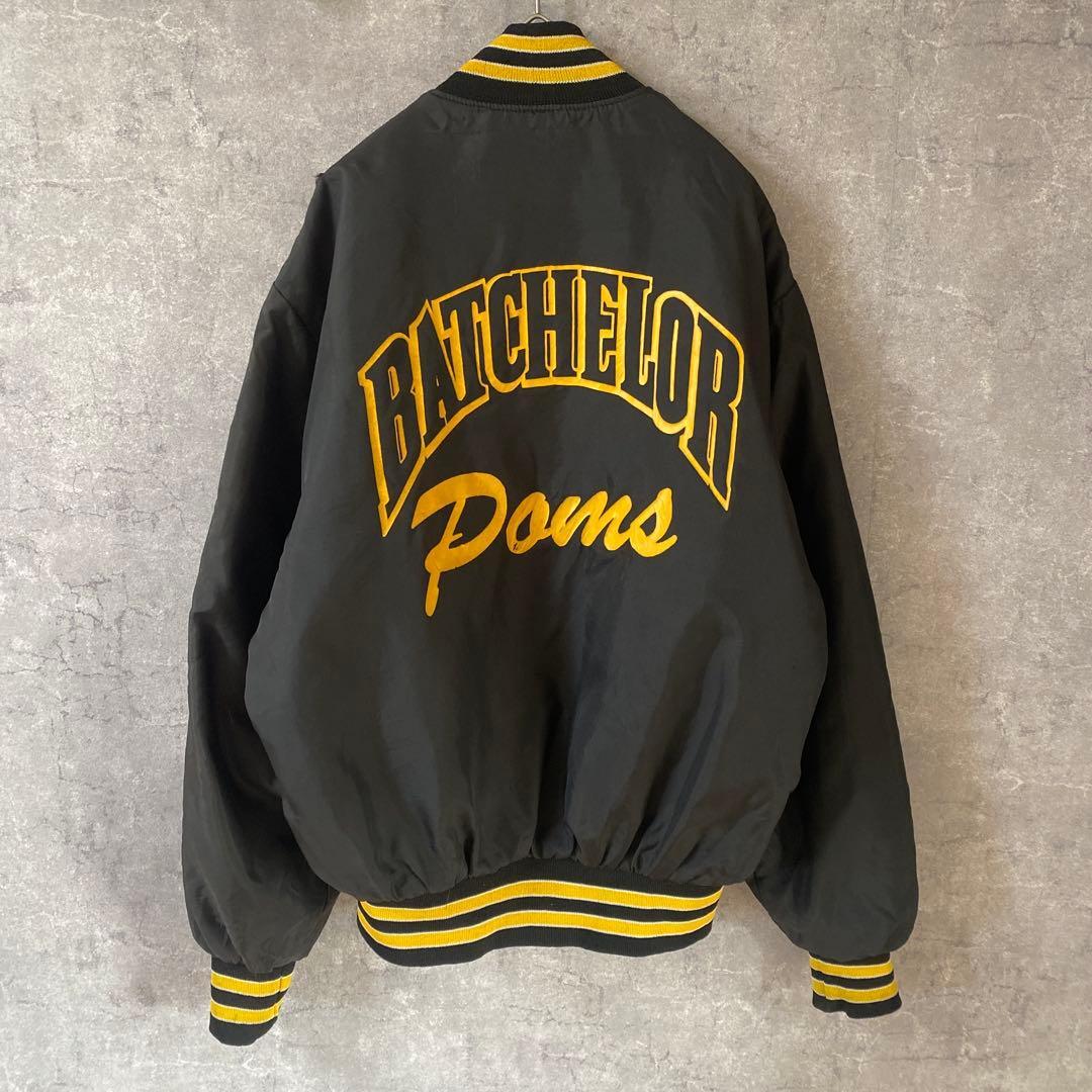 90s USA製 HOLLOWAY ナイロンスタジャン Mサイズ キルティング拍卖