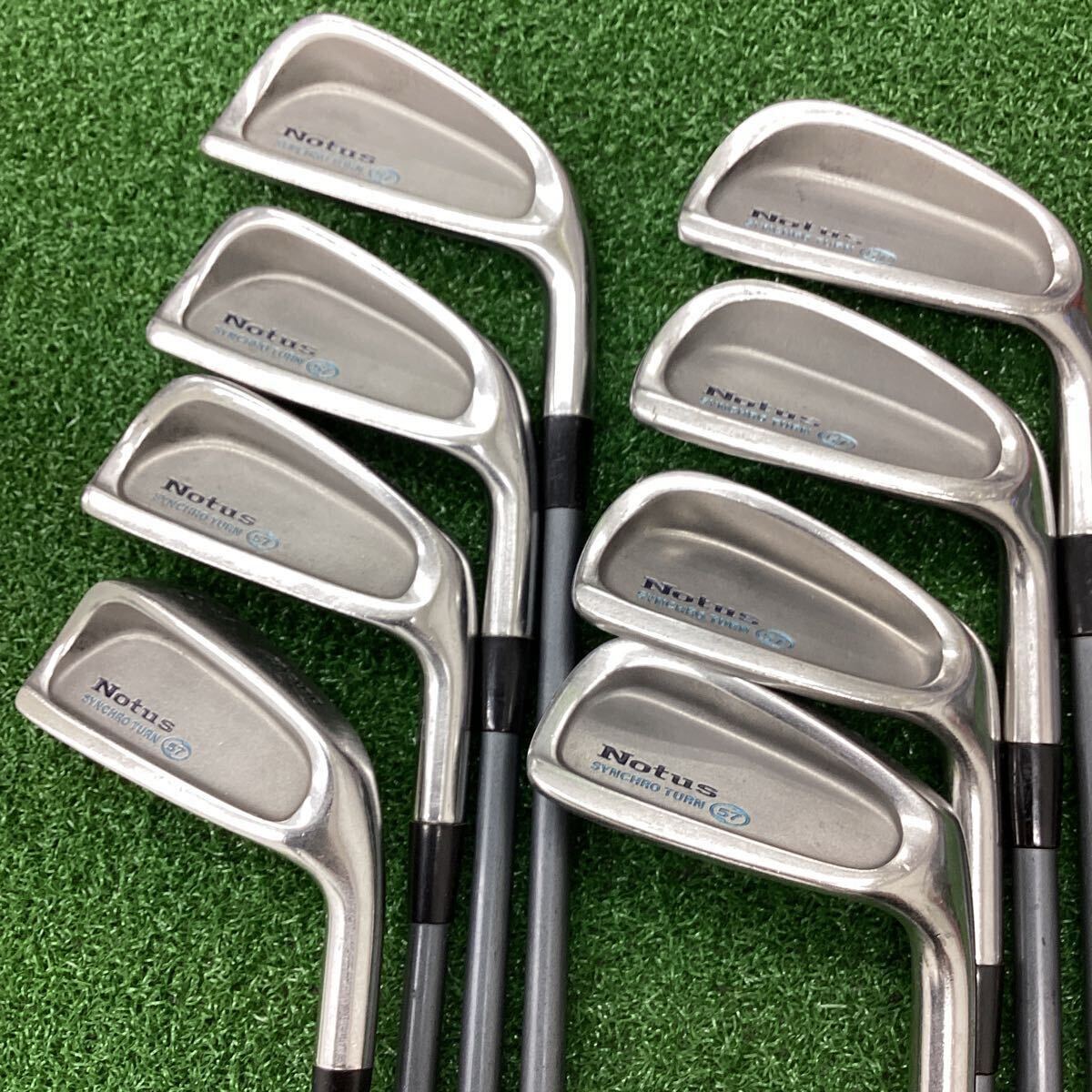 ミズノ Notus SYNCHRO TURN57 アイアンセット(#3~9,PW 計8本)拍卖