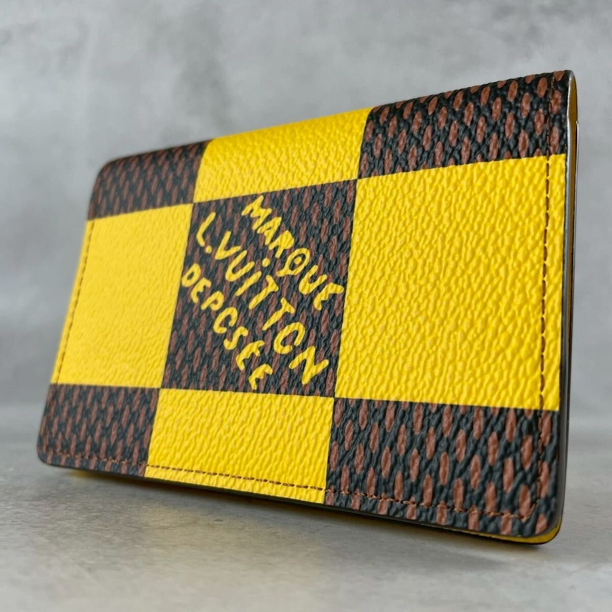未使用級 2024◎Louis Vuitton Damier Pop ダミエポップ Organizer de Poche オーガナイザードゥポッシュ ポケット・オーガナイザー カード拍卖