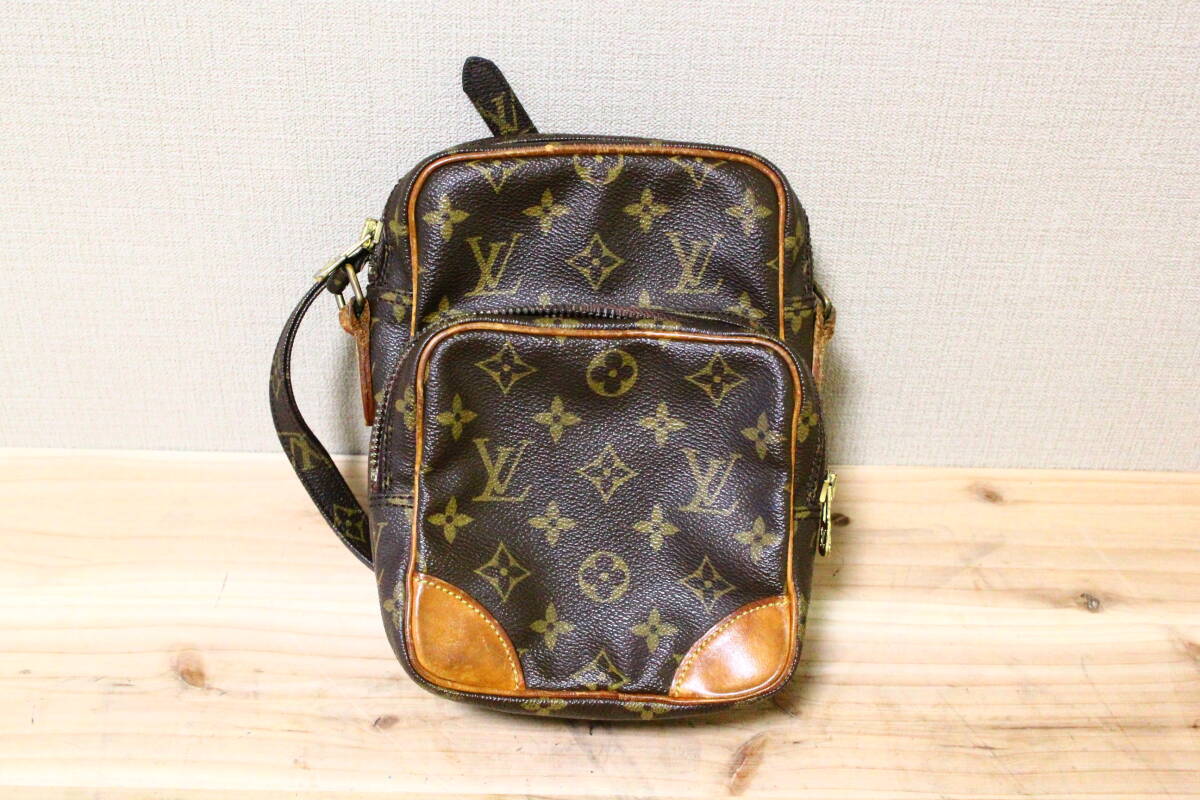 KJ10160  LOUIS VUITTON ルイヴィトン アマゾン ショルダーバッグ モノグラム ブラウン  年代物拍卖