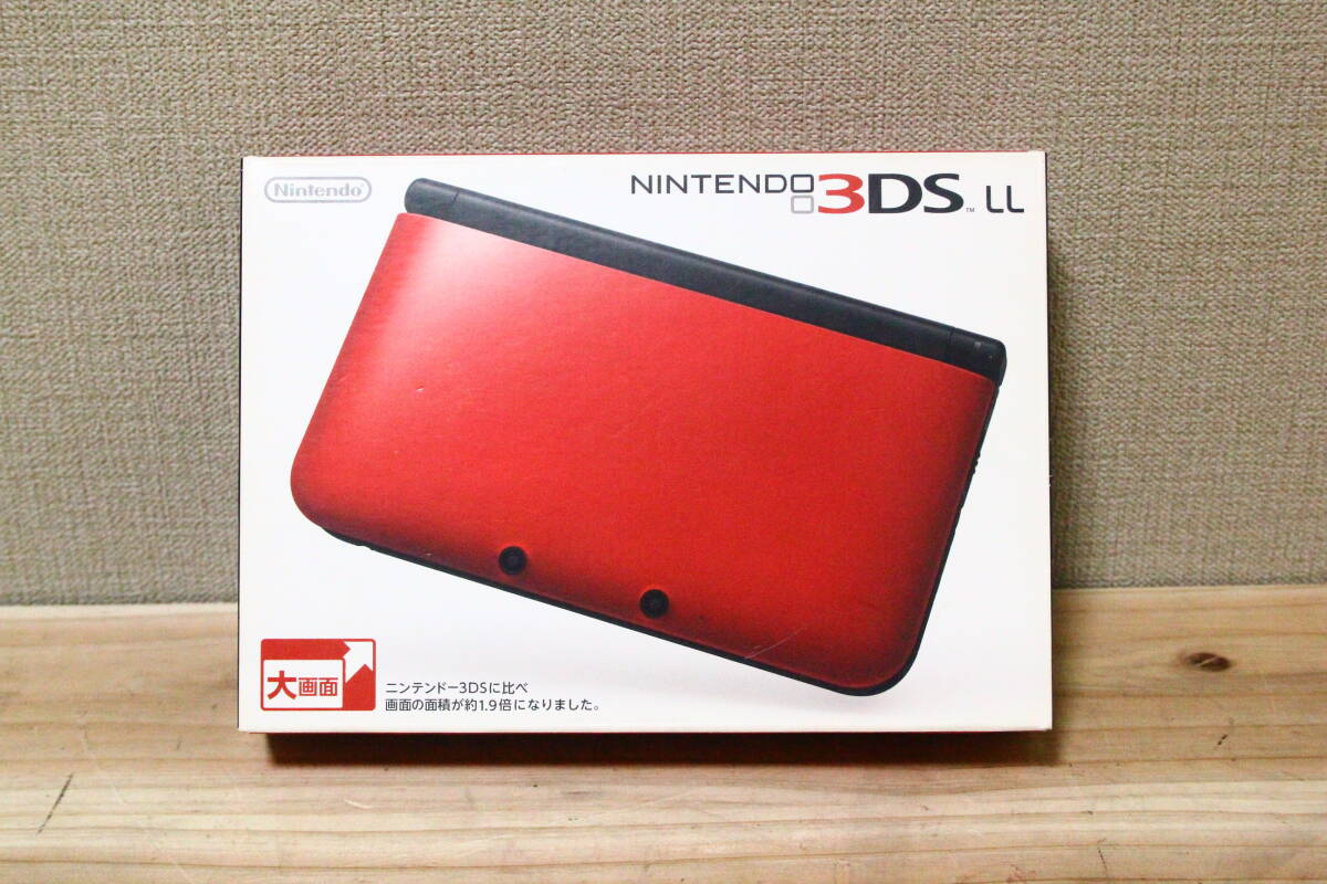 TJ10150 Nintendo/ニンテンドー 3DSLL 本体 RED×BLACK SPR-001拍卖