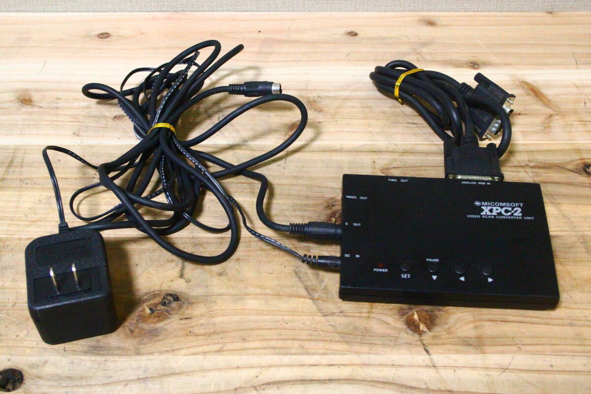TJ10180 XPC マイコンソフト 電波新聞社 XPC-2 ビデオスキャンコンバーター拍卖