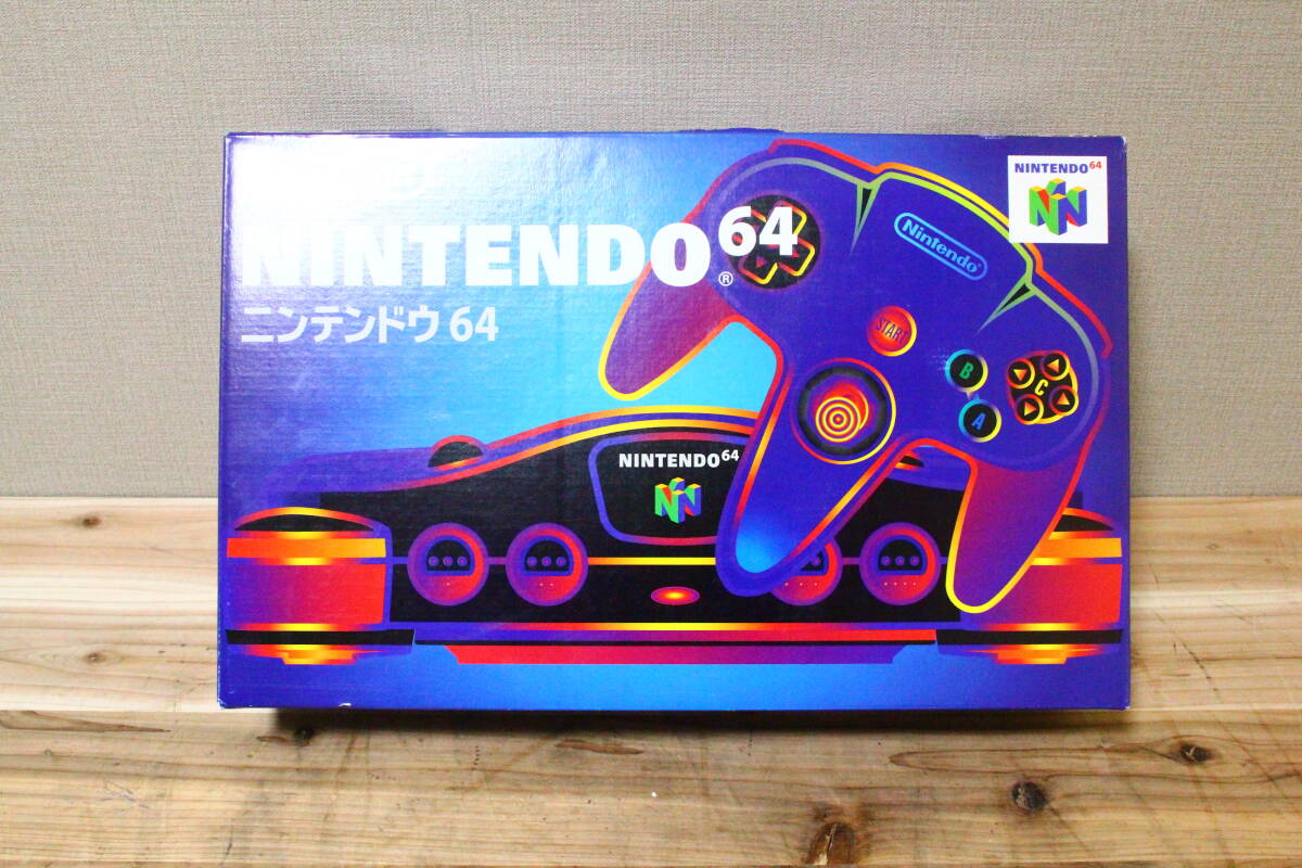 TJ10212 ニンテンドウ64 本体 NUS-001 任天堂 Nintendo 箱説付 未使用 保管品拍卖