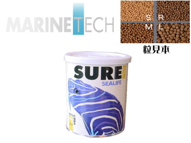 マリンテック シュアー M 60g 沈降性 海水魚の餌 日本海水 送料無料 管理60拍卖